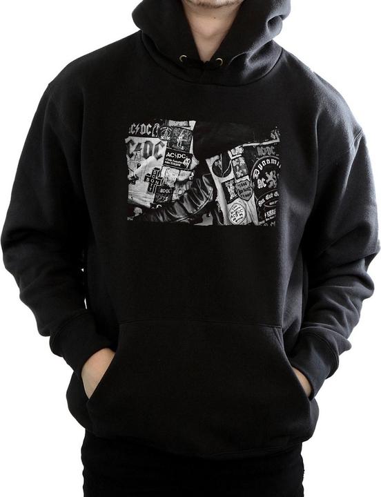 Immagine prodotto AC/DC Badges And Posters Collection Felpa con Cappuccio Uomo (L)
