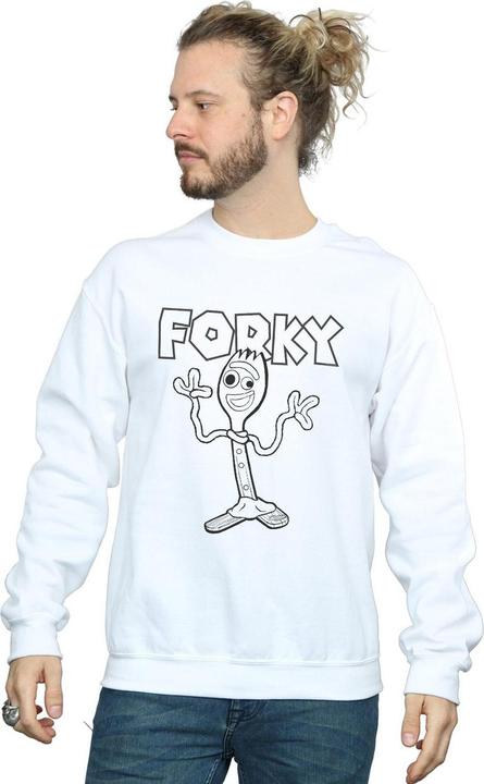 Actual product image Disney Mens Toy Story 4 Forky Sweatshirt (XXL)