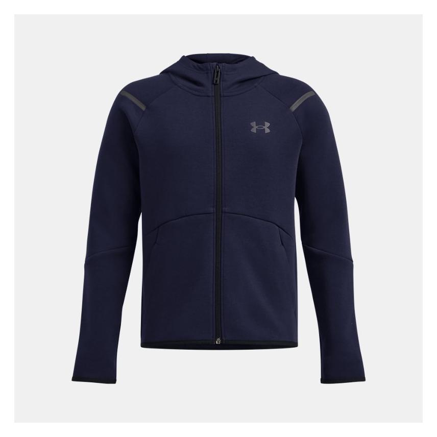 Under Armour, Herren, Pullover, Ua B Unstoppable Flc Fz, Blau, (4XS)