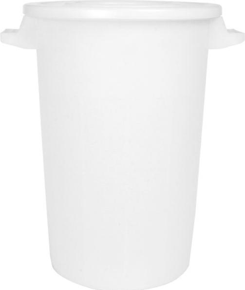 Image du produit Siemens Poubelle alimentaire en plastique, 100 litres, blanc, avec couvercle, 2 poignées extérieures (100 l)