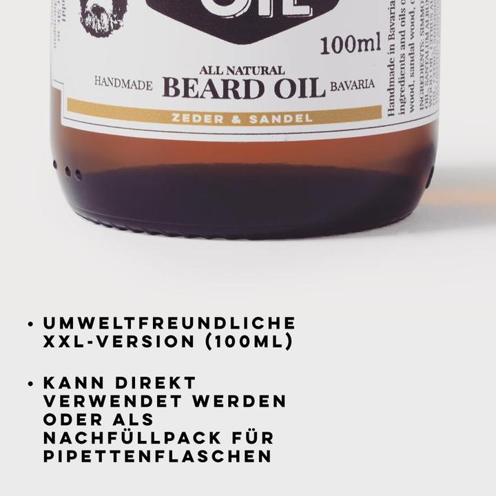 Produktbild Beyers Oil Bartöl Zeder & Sandelholz (100 ml)