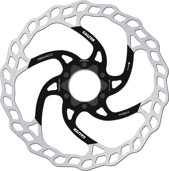 Actual product image Galfer Bike Wave Center Lock (200 mm)