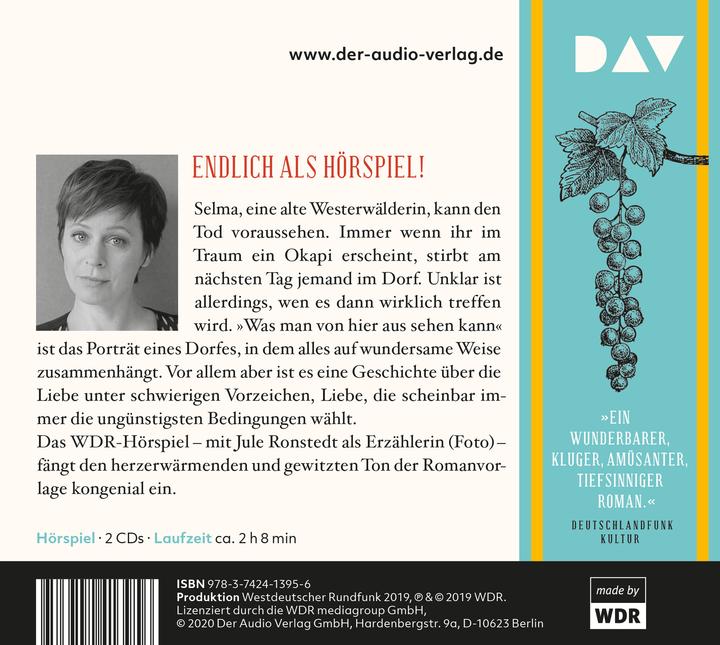 Produktbild Was man von hier aus sehen kann (Mariana Leky, Petra Feldhoff, Hans Kremer, Elisabeth Schwarz, Jule Ronstedt, Deutsch)