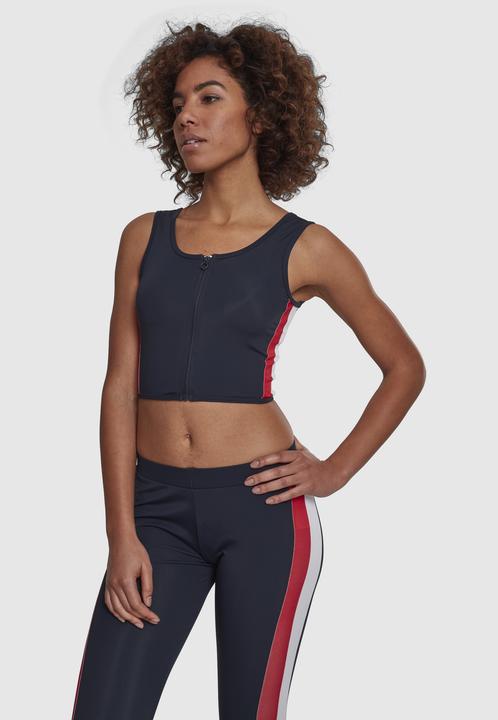 Produktbild Urban Classics Ladies Side Stripe Cropped Zip Top (XS)