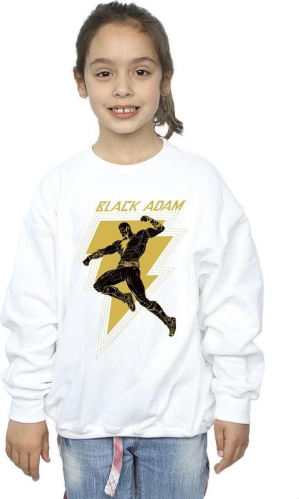 Produktbild Black Adam Golden Bolt Chest Sweatshirt Mädchen (104)