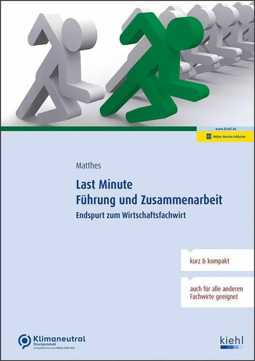 Actual product image Last Minute Führung und Zusammenarbeit (German, Sigrid Matthes, 2023)