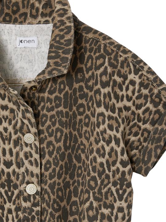 Produktbild Jonen Kurzer Mädchen Jumpsuit mit Leoprint (128)