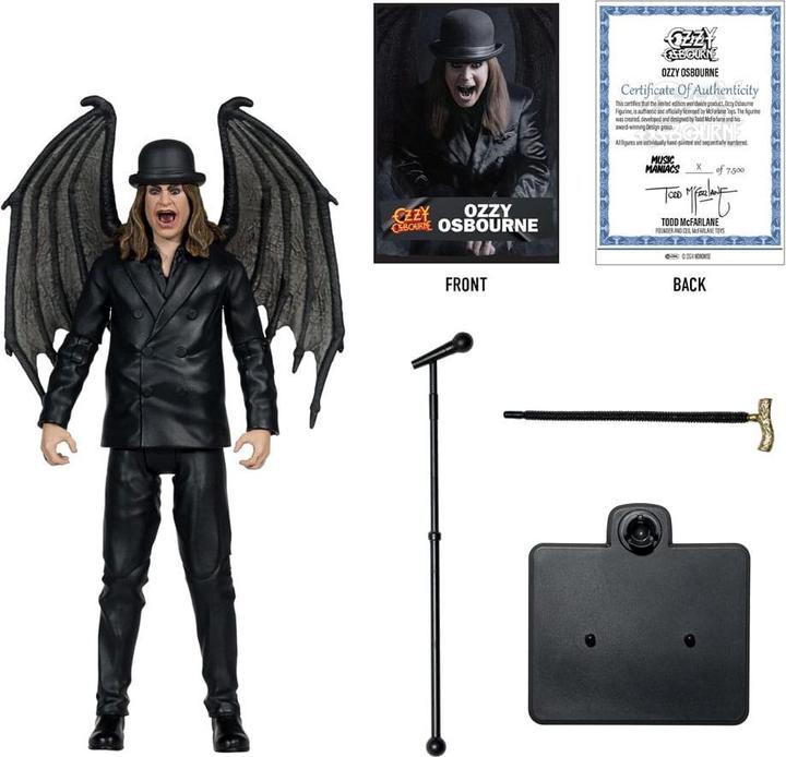 Actual product image McFarlane Ozzy Osbourne Metal Music Maniacs Action Figure Ozzy Osbourne 15 cm