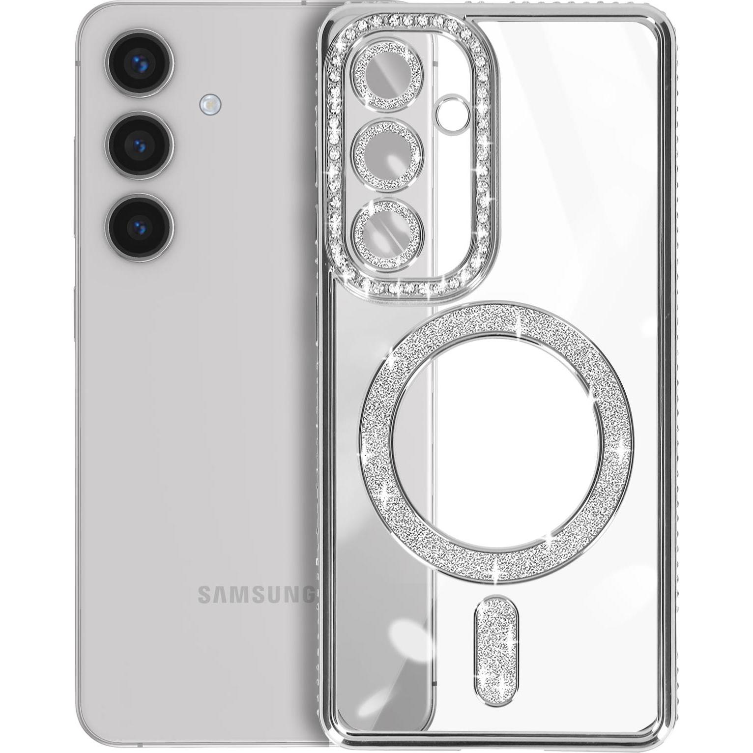 Thumbnail - Avizar Glamor Guard Case (Samsung Galaxy S24), Smartphone Hülle, Grau