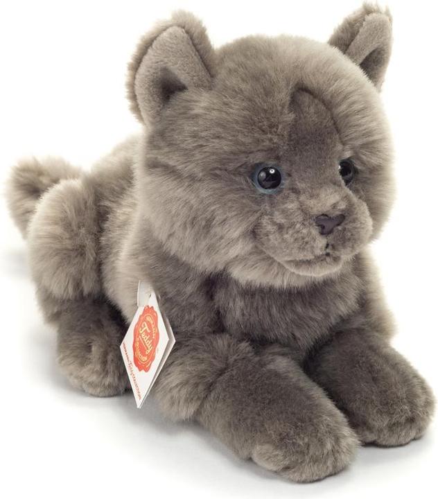 Image du produit Teddy Hermann Chartreuse chat couché (15 cm)