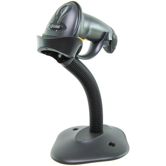 Thumbnail - Zebra LS2208, 1D, SR, Multi-IF, Kit (USB), anthrazit Handscanner, Retail, 1D, Laser, Standard Range, 100 S (1D-Barcodes)...