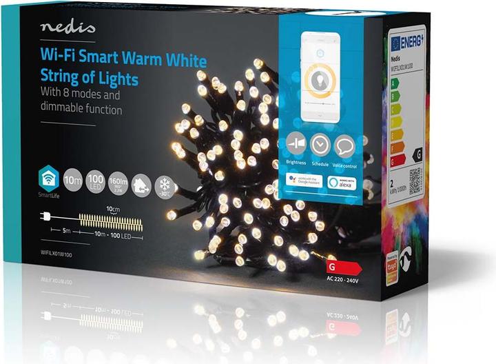 Actual product image Nedis SmartLife Decorative LED Wi-Fi Android™ / IOS (0.13 m)