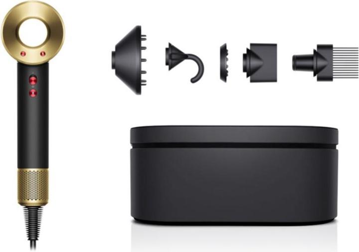 Actual product image Dyson Supersonic hairdryer Onyx Gold