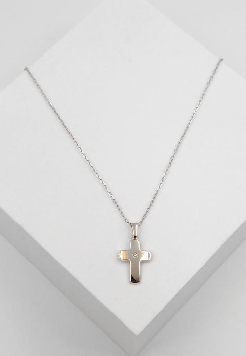 Produktbild Muau Kreuz (750/18K Weissgold)