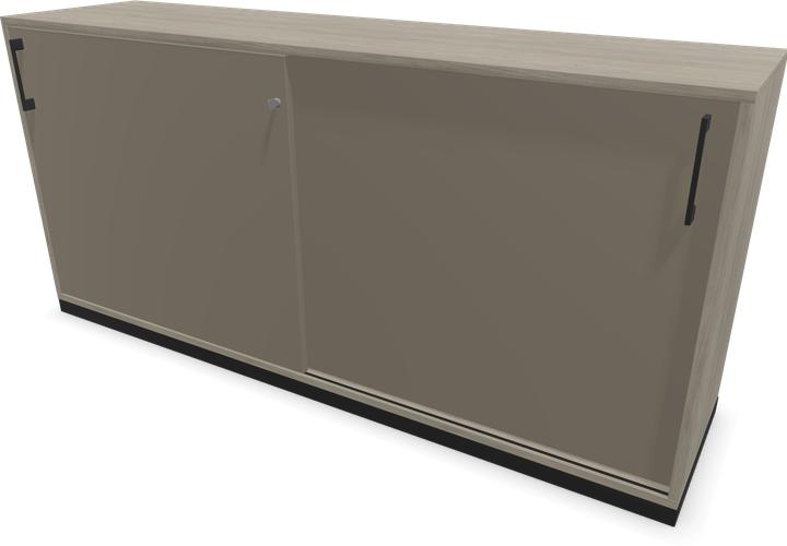 Cubanitgrau, Holzdekor grau mit Struktur, Schwarz