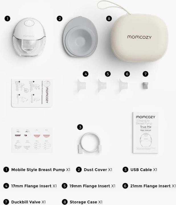 Actual product image Momcozy Single breast pump M6