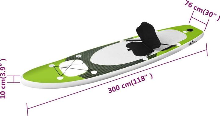 Immagine prodotto vidaXL Paddelboard-Set (9'9'')