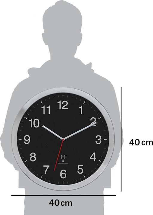 Produktbild TFA Funk-Wanduhr (40 cm)