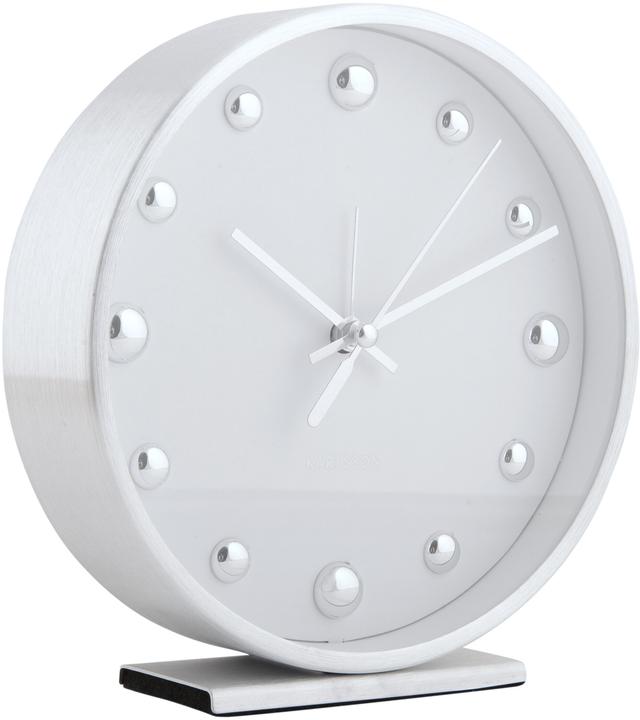 Produktbild Karlsson Klassischer Wecker Shiny Dots White / Silver
