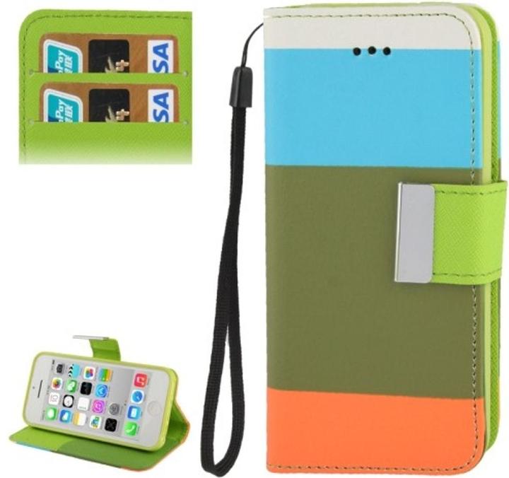 Produktbild König Design Schutzhülle Handy (Flip Quer) für Handy Apple iPhone 5C WBGO (Apple iPhone 5c)
