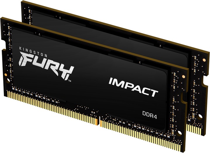 Actual product image Kingston FURY Impact (2 x 8GB, 2666 MHz, DDR4-RAM, SO-DIMM)