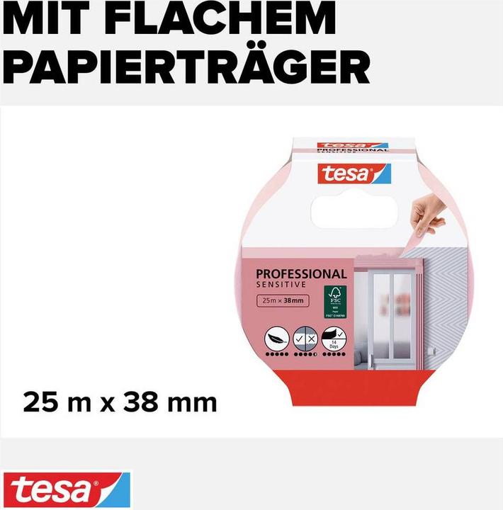 Actual product image tesa painter's tape wallpapers (38 mm)