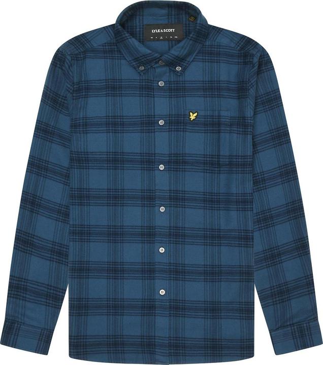 Lyle and Scott Kariertes Flanellhemd (S)