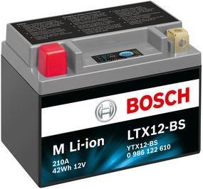 Bosch Automotive Motorradbatterie LTX12-BS (12 V, 3.50 Ah)