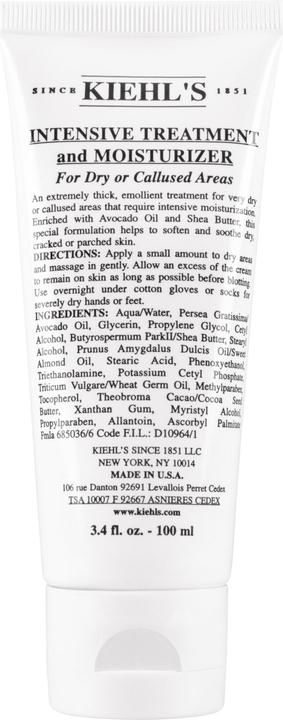 Actual product image Kiehl's Intensive Treatment and Moisturizer for Dry or Callused Areas Intensive moisturiser (100 ml, Day cream)