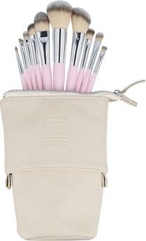 Immagine prodotto Ilu Basic Set 10 pennelli da trucco con borsa rosa (Set)