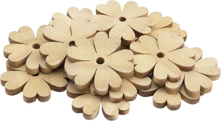 Produktbild Grosse Holzblumen, 20 Stk.