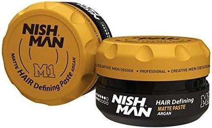 Immagine prodotto Nishman Pasta per capelli effetto opaco con argan per definizione e tenuta (Pasta per capelli, 100 ml)