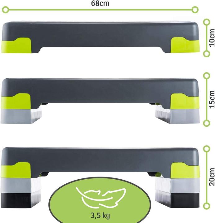 Immagine prodotto Body & Mind Elite Board - Aerobic Steppbrett mit Anti-Rutsch-Matte