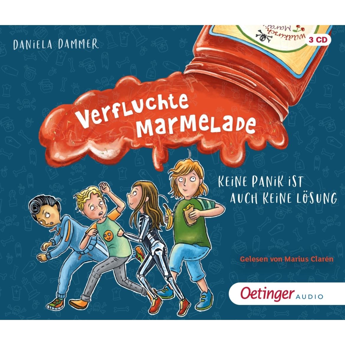 Verfluchte Marmelade, Hörbücher von Daniela Dammer, Marius Clarén, Stefanie Klassen, Jan Ullmann