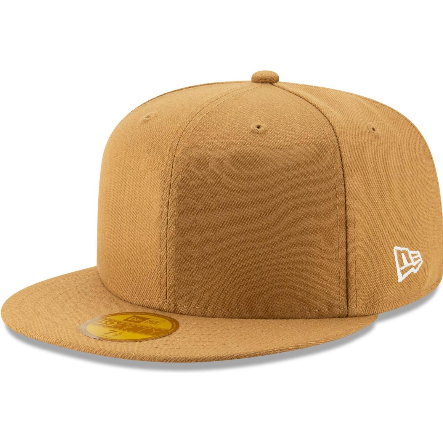 New Era, Herren, Cap, 59Fifty Fitted Cap - ESSENTIAL wheat beige - 6 7/8, Beige, (6 7/8)