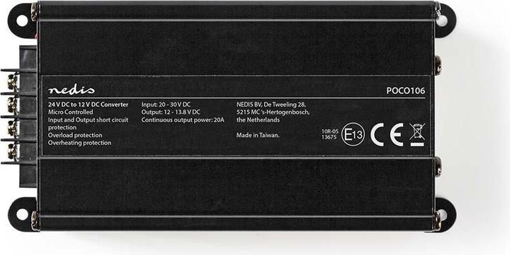 Produktbild Nedis Umrichter| 24 V DC - 12 V DC| 20 A Ausgang