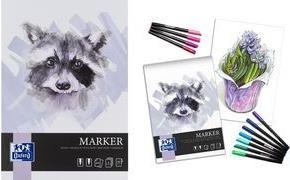 Productafbeelding Oxford Markerblock (A3, Geen, Softcover)