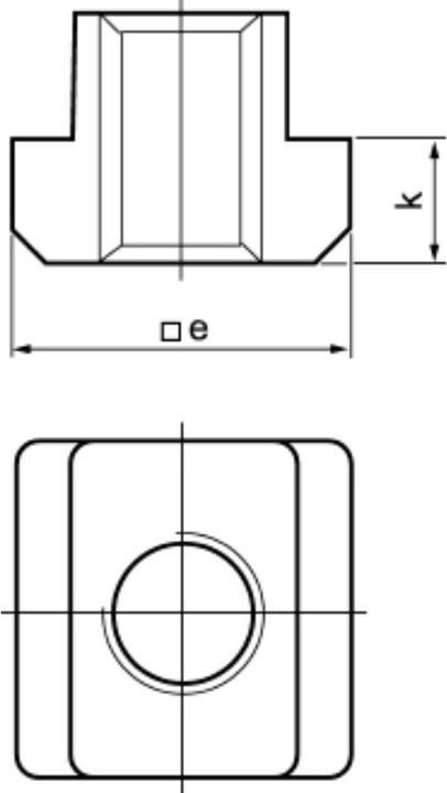 Actual product image Amf T slot block