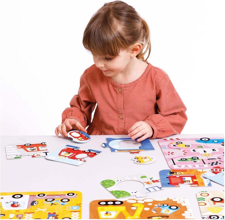 Produktbild Banana Panda puzzel Zoek hetzelfde voertuig 2+ (36 Teile)