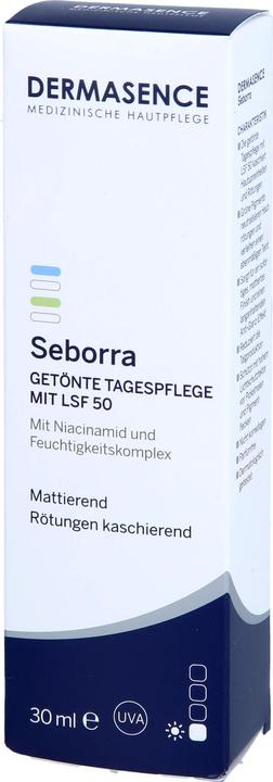 Produktbild Dermasence Seborra Getönte Tagespflege LSF50 (30 ml, Getönte Tagescreme, SPF 50)