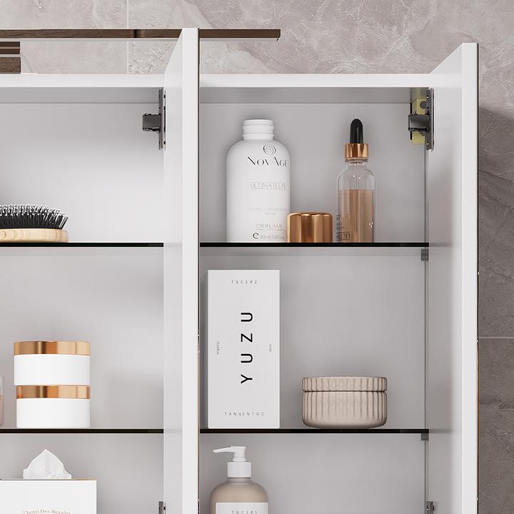 Produktbild Vicco Lavio mit 3 Türen und LED-Beleuchtung (100 x 20 x 60 cm)