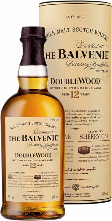 Produktbild Balvenie 12 Years Double Wood (Single Malt, Scotch Whisky, 1 x 70 cl)