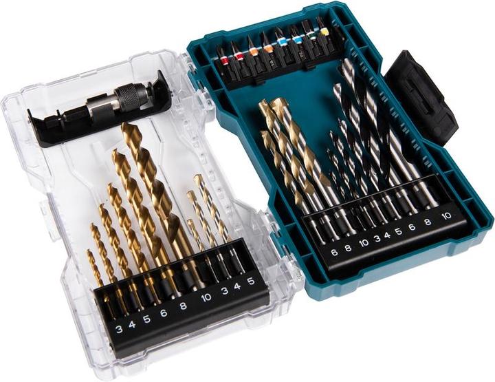 Actual product image Makita Bit set 27pcs. (D4X75, D3X61 MM, 8,0x117, 6,0x93, 5,0X86)
