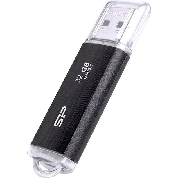 Thumbnail - Silicon Power Blaze B02 (32 GB, USB-A, USB 3.1), USB Stick, Schwarz