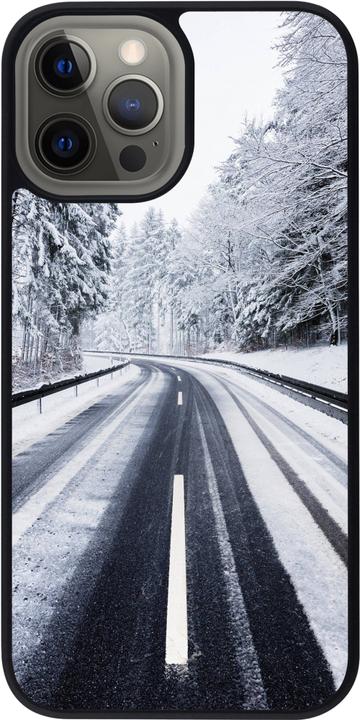 Image du produit PhoneLook Coque Silicone rigide noir Winter 22 Snowy Road (Apple iPhone 12 Pro Max)