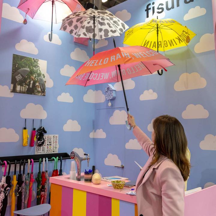 Actual product image Fisura Stockschirm Rain, welcome back