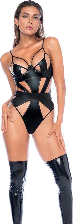 Productafbeelding Mapale Bodysuit - XL - Wet Look Black (XL)