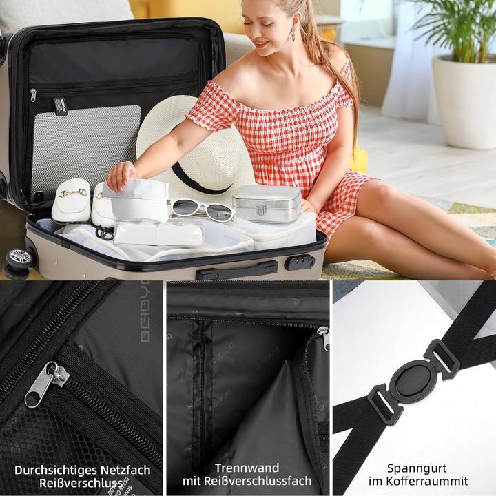Produktbild Beibye Hartschalen-Trolley (45 l)
