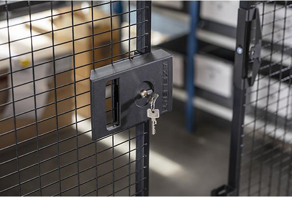 Actual product image Axelent X-STORE 2.0 partition system, wall section, height 1100 mm, width 250 mm.