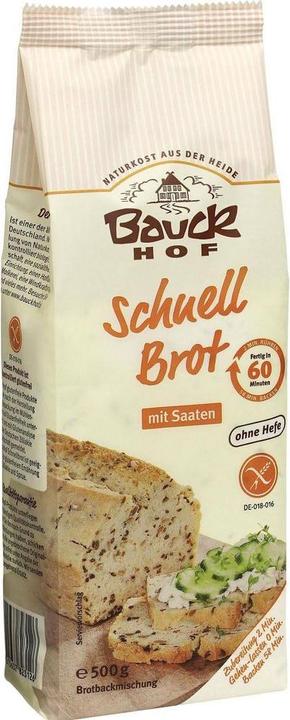 Image du produit Bauckhof Pain rapide avec mélange de cuisson aux graines bio (500 g)